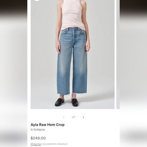 Citizens Of Humanity Ayla Raw Hem In "Soda Pop", 28